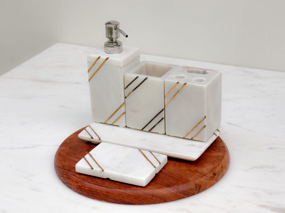 Marble Bathroom Sets: Elevating Everyday Spaces with Timeless Elegance